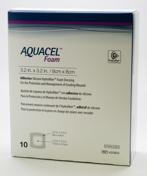 Picture of Aquacel Foam Adhesive 8x8cm 10s