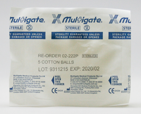 Picture of Cotton Balls Multigate 02-222P Bag of 5