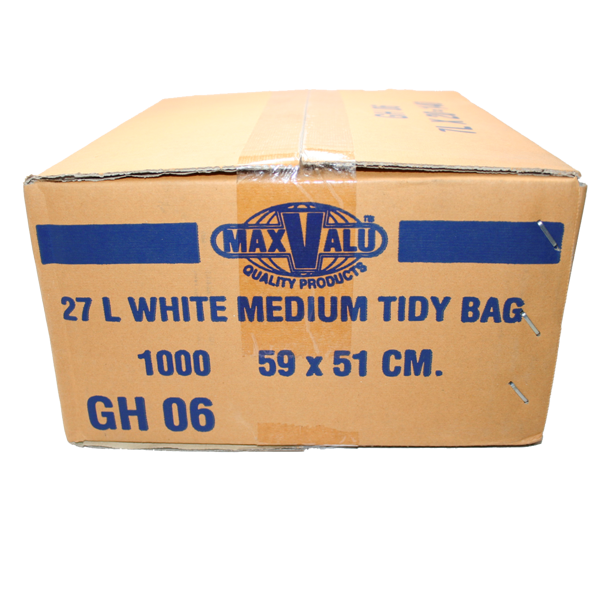 Picture of Garbage Bags 27L White MaxValue GH06 1000s
