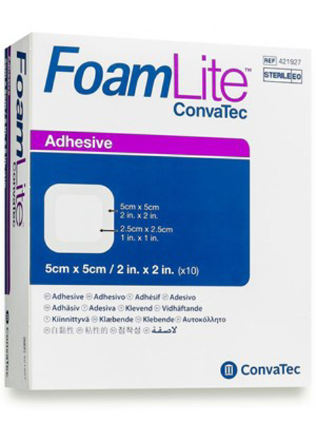 Picture of Foam Lite Adhesive Dressing 5x5cm 10s Convatec