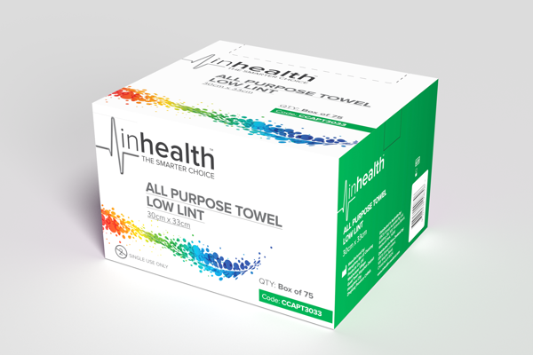 Picture of All Purpose Towel InHealth 30 x 33cm 75s
