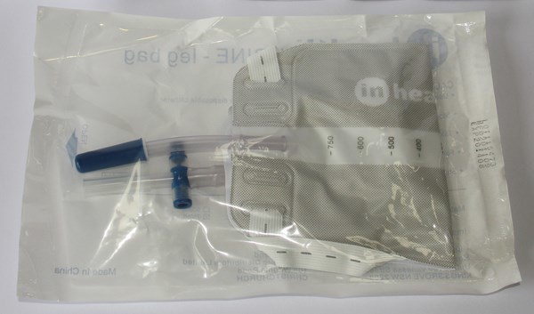 Picture of Urine Leg Bag 750mL 10cm InHealth